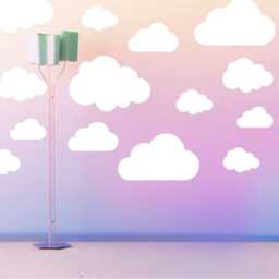 Set Of 21 Clouds Vinyl Wall Art Sticker Decal Kids Room Nursery Decoration - thumbnail 3