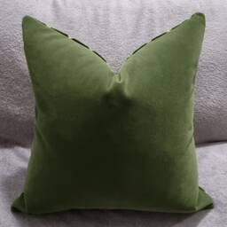 Designers Guild Marquise Fern & Omega Velvet Cushion Cover 45x45 cm - thumbnail 3