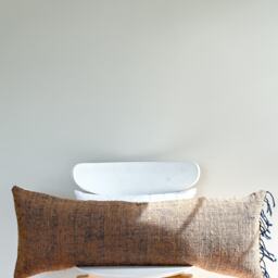 Brown Dot Block Print Mudcloth Hmong Pillow Case - thumbnail 3