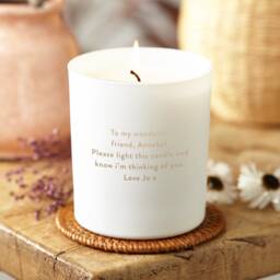 Personalised Date Calendar Candle - Engraved Scented Gift - thumbnail 2