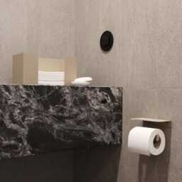 Modern Farmhouse Beige Toilet Paper Holder Diara, Bathroom Accessories Set, Minimalist Toilet Paper Holders To Modern Bathroom, Dabstory - thumbnail 3