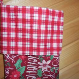 The Floral & Checkered Christmas Stocking - thumbnail 2