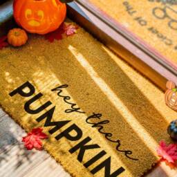 Fall Hey There Pumpkin Doormat - Porch Decor Home Hello Door Mat Decorations - thumbnail 2