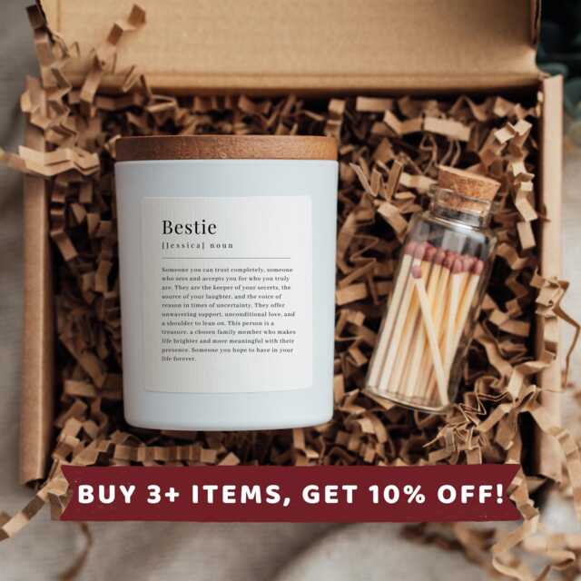 Personalised Bestie Birthday Candle Gift Hamper Gifts Card Cards Mug Keepsake Mugs W - image 1