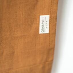 Linen Curtain Panel. Natural Linen Curtain Panel in Green, Blue, Red, Terracotta & More. Rod Pocket - thumbnail 4