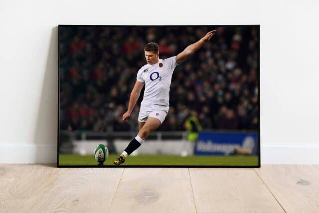 Owen Farrell England Rugby Six Nations Poster