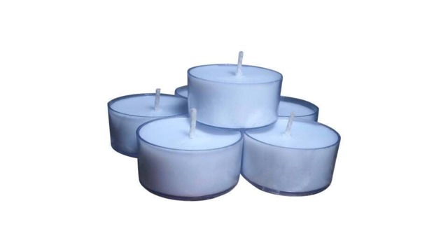 Lavender Scented Soy Wax Tea Light Candles - Handmade, 12 Pack - image 1