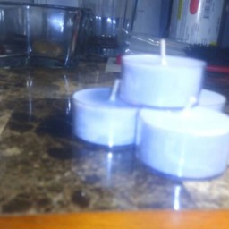 Lavender Scented Soy Wax Tea Light Candles - Handmade, 12 Pack - thumbnail 3