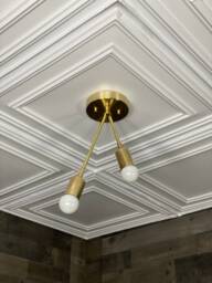 Eros 2 Light Ceiling Mounted Semi Flush