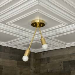 Eros 2 Light Ceiling Mounted Semi Flush - thumbnail 3