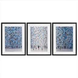 Dancing Rain Framed Art Print Trio - thumbnail 1