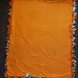 Jungle Friends Panther, Zebra, Monkey, Giraffe, Elephant, Toucan, & Tiger Fleece Tie Blanket - thumbnail 3