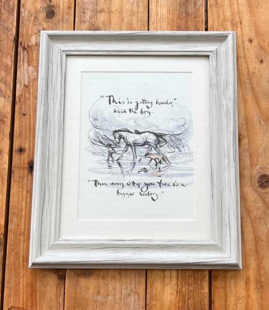 Framed Print From Always Remember - The Boy Mole Fox, Horse & The Storm By Charlie Mackesy