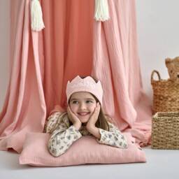 Kid's Bed Canopy, Bed Canopy For Girls, Canopy Kids, Hanging Reading Nook Tent, Muslin - thumbnail 2