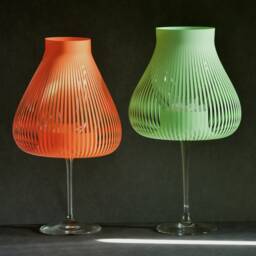 Lamp Shades Set Of 4 For Wine Glasses, Tea Light Table Lamp, Unique Candle Holder, Party Decoration, Garden Decor, Miss Molly - thumbnail 4