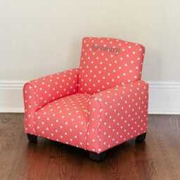 Personalized Child's Upholstered Rocking Chair/Chair - Coral Triangles - thumbnail 3