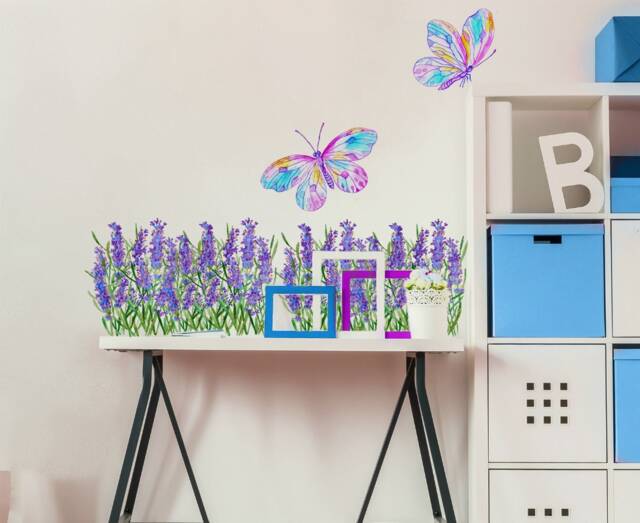 Lavender Wall Decal, Home D??cor, Decals For Tiles, Walls & Furniture, Art - image 1