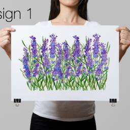 Lavender Wall Decal, Home D??cor, Decals For Tiles, Walls & Furniture, Art - thumbnail 2
