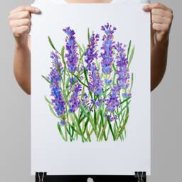 Lavender Wall Decal, Home D??cor, Decals For Tiles, Walls & Furniture, Art - thumbnail 3