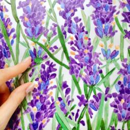Lavender Wall Decal, Home D??cor, Decals For Tiles, Walls & Furniture, Art - thumbnail 4