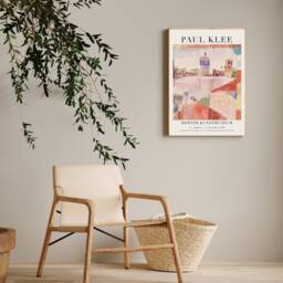 Paul Klee Flower Art Print, Print, Vintage Wall Decor, Art - thumbnail 3