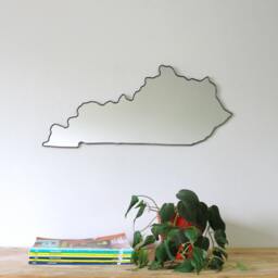 Kentucky Mirror/Wall State Outline Silhouette Ky Lexington Louisville Derby Art Shape University Of Wildcats - thumbnail 2