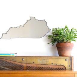 Kentucky Mirror/Wall State Outline Silhouette Ky Lexington Louisville Derby Art Shape University Of Wildcats - thumbnail 3
