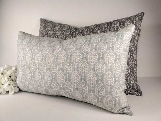 Blue Grey Green White Cotton Square Scatter Cushion Covers Red - image 1