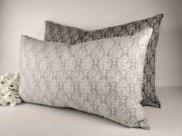 Blue Grey Green White Cotton Square Scatter Cushion Covers Red - thumbnail 1