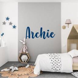 Personalised Name Wall Sticker For Boys Or Girls Bedroom Decor, Birthday Gift Christmas Present Kids Room Nursery - thumbnail 2