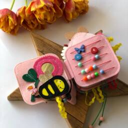 Personalised Felt Quiet Book From 6 Month To 2 Years, Educational Book, Felt Busy Book, Baby Activity - thumbnail 3