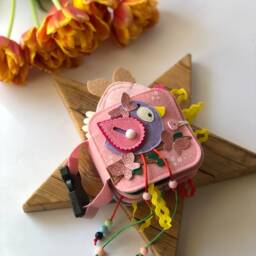 Personalised Felt Quiet Book From 6 Month To 2 Years, Educational Book, Felt Busy Book, Baby Activity - thumbnail 2