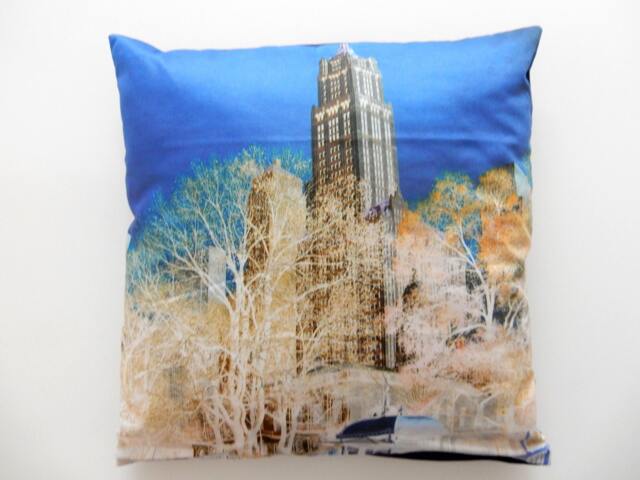 Cushion New York Art Pilbri Design Without Inlet