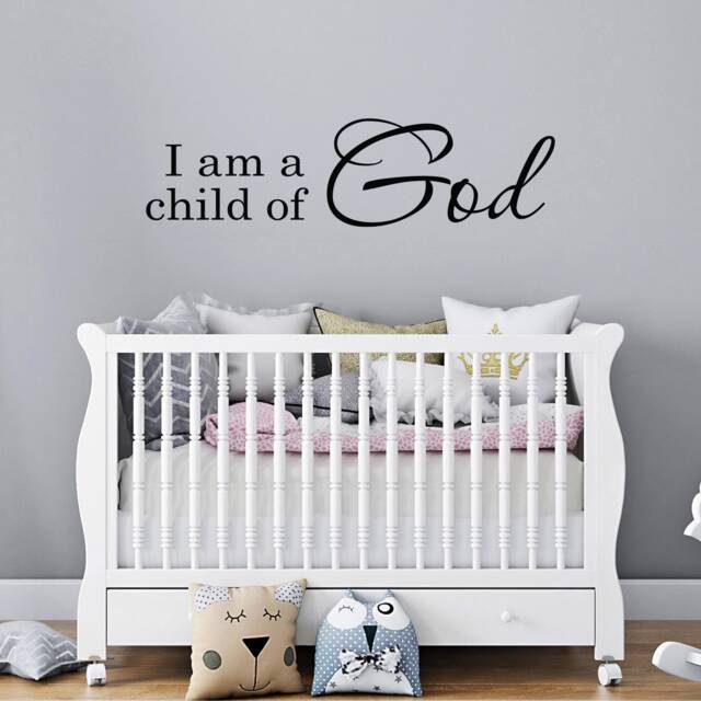 I Am A Child Of God Decal - Christian Wall Art - image 1
