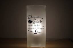 Lamp With Slogan, Customizable - thumbnail 1