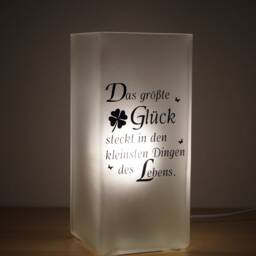Lamp With Slogan, Customizable - thumbnail 2