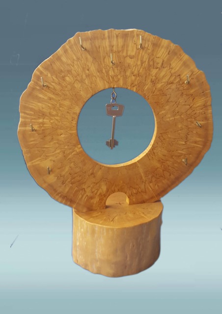 Key Holder, Housewarming Gift, Gift Wood, Unique Home Decor, Wooden Key Rack, Wood Carving, Carvings - image 1