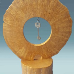 Key Holder, Housewarming Gift, Gift Wood, Unique Home Decor, Wooden Key Rack, Wood Carving, Carvings - thumbnail 3