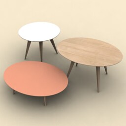 Round Table Reeko Made Off Reclaimed Plywood - thumbnail 3