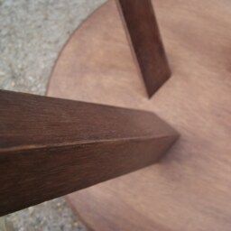 Round Table Reeko Made Off Reclaimed Plywood - thumbnail 4