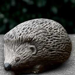 Concrete Hedgehog Statue Outdoor Animal Figurine Stone Decoration Handmade Garden & Home Sculpture Hedgehog Lover Gift - thumbnail 2