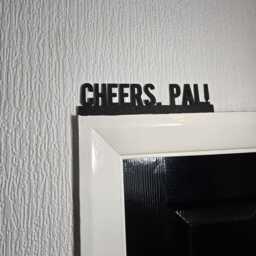 Cheers, Pal Door Topper, Fun Drinking Sign, Quirky Bar Decor, Playful Wall Accent, Unique Gift For Beer & Cocktail Lovers - thumbnail 2