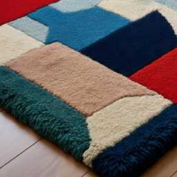 Lt. Blue Oushak Style Wool Rug, Hand Knotted Floral Rug - thumbnail 2