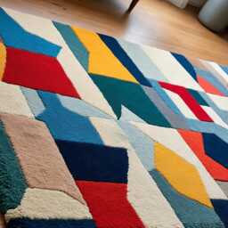 Lt. Blue Oushak Style Wool Rug, Hand Knotted Floral Rug - thumbnail 3