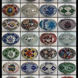 Turkish Mosaic Water Drop Chandelier - 11 Large Globe Ottoman Ceiling Lamp - H11 - thumbnail 4