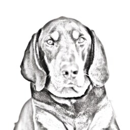 Black & Tan Coonhound - Wooden Stand For Candles/Pens With The Image Of A Dog New Collection - thumbnail 2