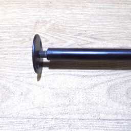 Internal Fit Curtain Rail Set-Up , Wrought Iron - Forged Steel Adjustable End+ Free Fitting Kit - thumbnail 2