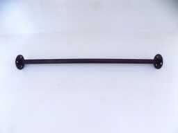 Internal Fit Curtain Rail Set-Up , Wrought Iron - Forged Steel Adjustable End+ Free Fitting Kit - thumbnail 1