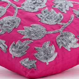 "Designer Tulips Pink European Pillow 24""x24""/26""x26" - thumbnail 2
