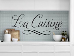 "Vinyl Wall Art Decal - ""La Cuisine" - thumbnail 1